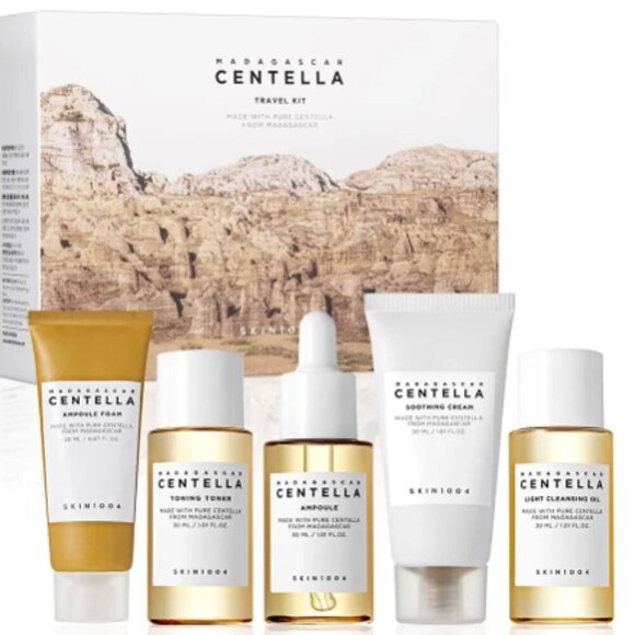 SKIN1004 Other - SKIN1004 - Madagascar Centella Travel Kit 5-Piece Korean Skincare Travel Size